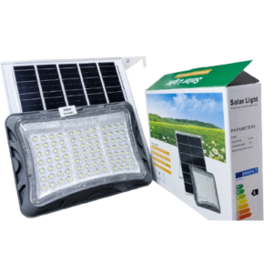 200W Outdoor LED Solar Flood Light Kit (6500K Daylight White)