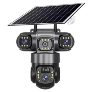 4G Triple Lens Solar CCTV Camera